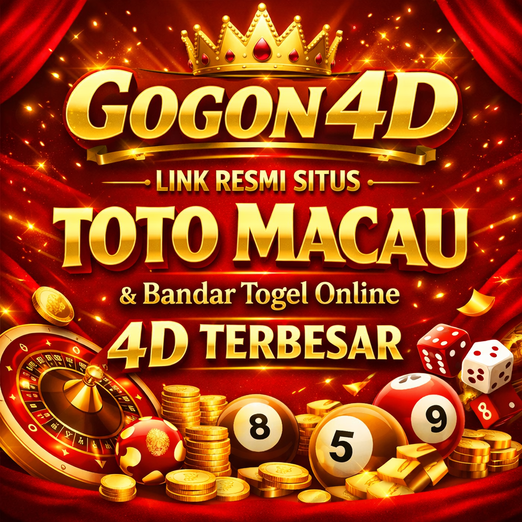 Gogon4D: Link Resmi Situs Toto Macau & Bandar Togel Online 4D Terbesar